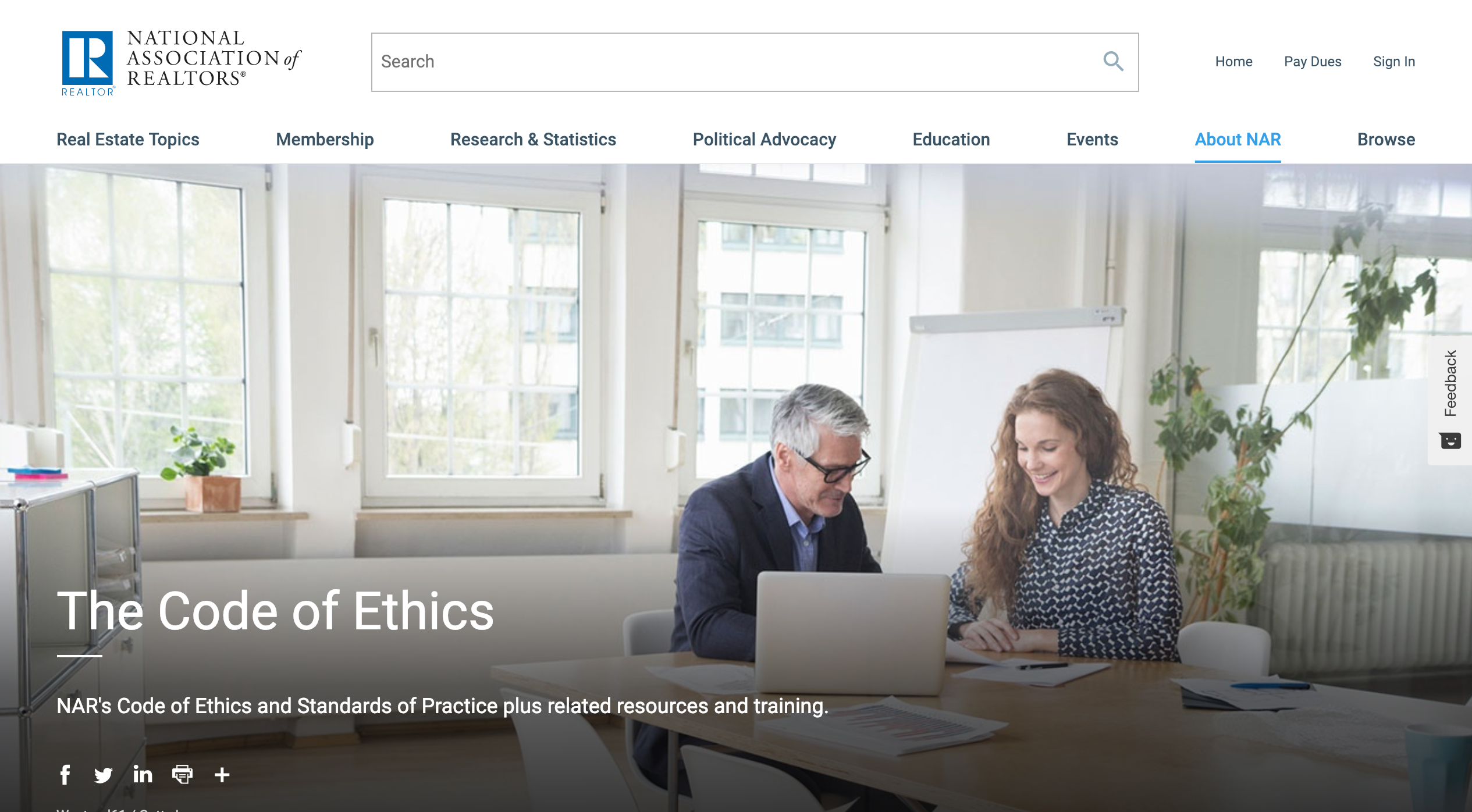 NAR Code of Ethics – RAIRC.RETI.us the official online technology ...