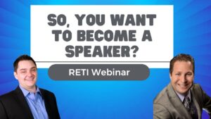 So You Want to Become a Speaker RETI Webinar Event YouTube Thumbnail image 24