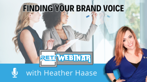 Finding Your Brand Voice RETI 26 Webinar YouTube Thumbnail image